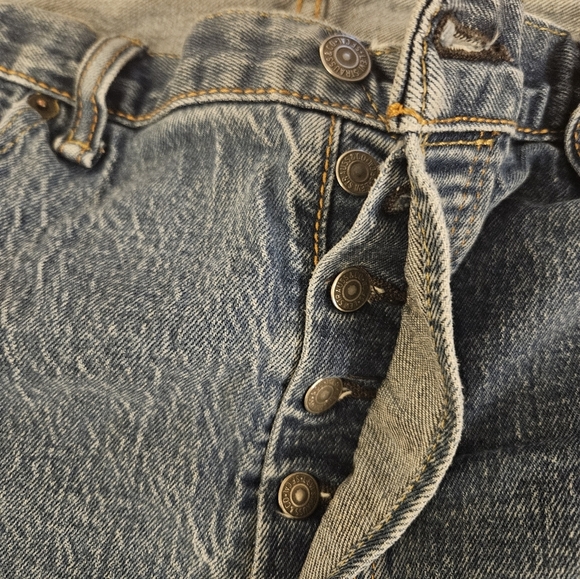 Levi's Button Fly Shorts 40X30 - Picture 3 of 6